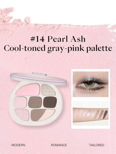JOOCYEE - Multi-Eyeshadow Palette - Pearl Ashes, #14 Pearl Ashes - 12g, 144 g, 6974146261257