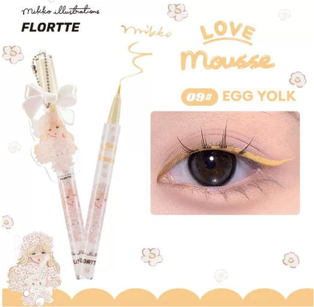 FLORTTE - SUMMER LIQUID EYELINER - 4 Colors, #07 Cherry - 0.5ml, 87 g, 6926309391325