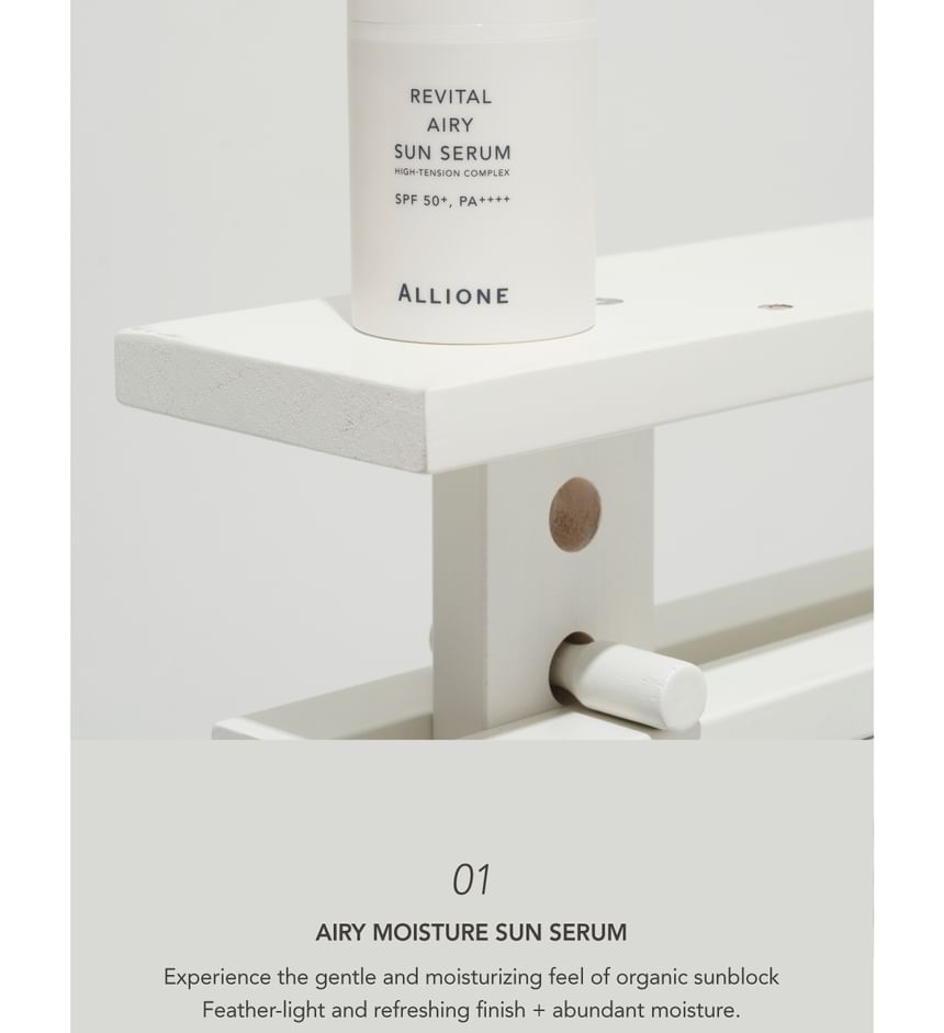 ALLIONE - Revital Airy Sun Serum
Spf50+/Pa++++, 52ml, 125 g, 8809864755963