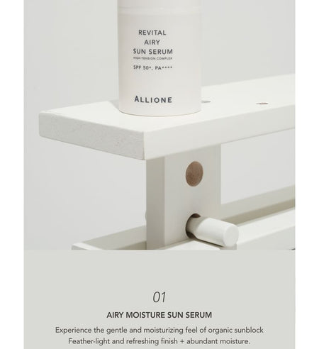 ALLIONE - Revital Airy Sun Serum
Spf50+/Pa++++, 52ml, 125 g, 8809864755963