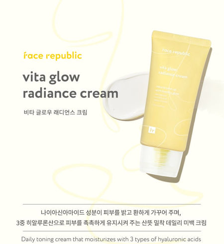 face republic - Vita Glow Radiance Cream, Renewed - 50ml, 75 g, 8809752670064