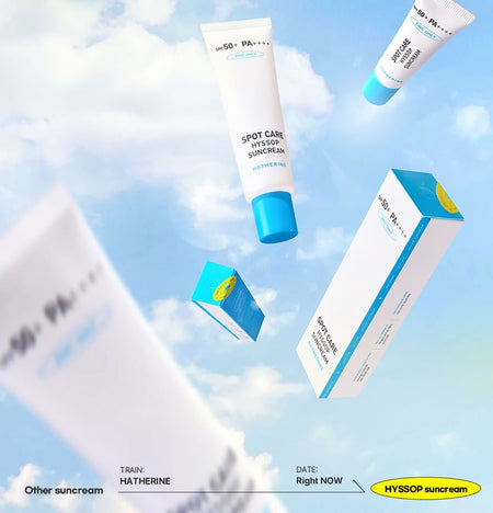 HATHERINE - Spot Care Hyssop Suncream, 50ml, 130 g, 8809716941902