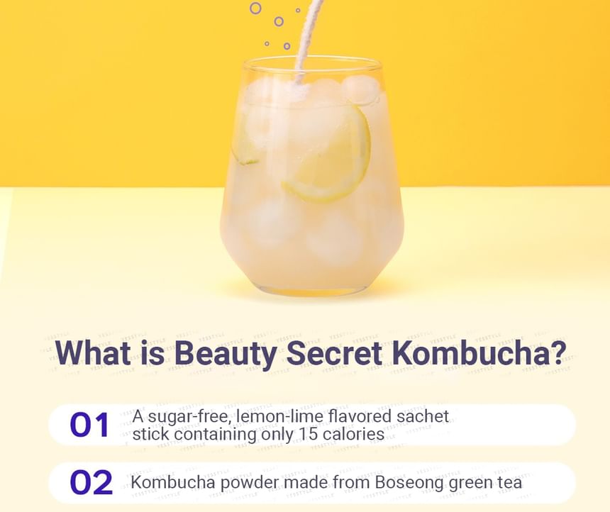 BOTO - Beauty Secret Kombucha Lemon Lime, 5g x 30 sticks, 201 g, 8809240246245
