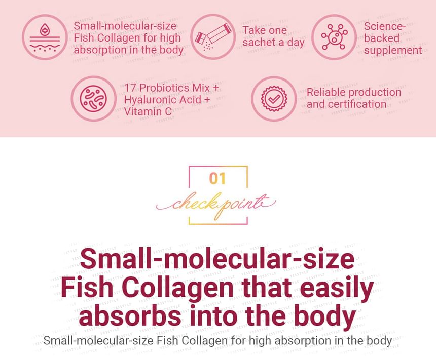 BOTO - Small Molecular Collagen C, 2g x 30 sticks, 131 g, 8809240242841