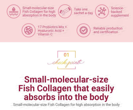 BOTO - Small Molecular Collagen C, 2g x 30 sticks, 131 g, 8809240242841