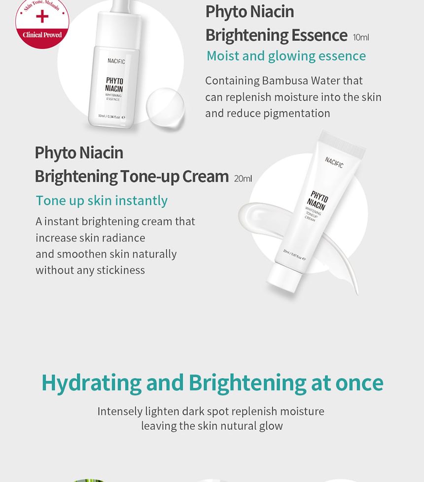 Nacific - Phyto Niacin Brightening Kit, 4 pcs, 167 g, 8809517461456