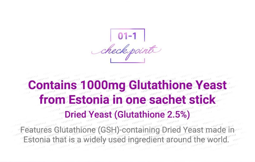 BOTO - Glutathione White Small Molecule Collagen C Biotin, 4g x 30 sticks, 189 g, 8809240245545