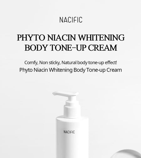 Nacific - Phyto Niacin Brightening Body Tone Up Cream, 2023 Renewal Version - 300ml, 373 g, 8809517462217
