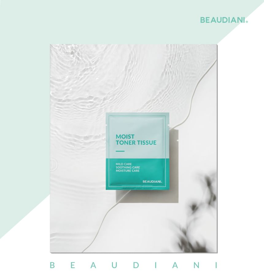 BEAUDIANI - Moist Toner Tissue Set, 20 sheets, 207 g, 8809626560118
