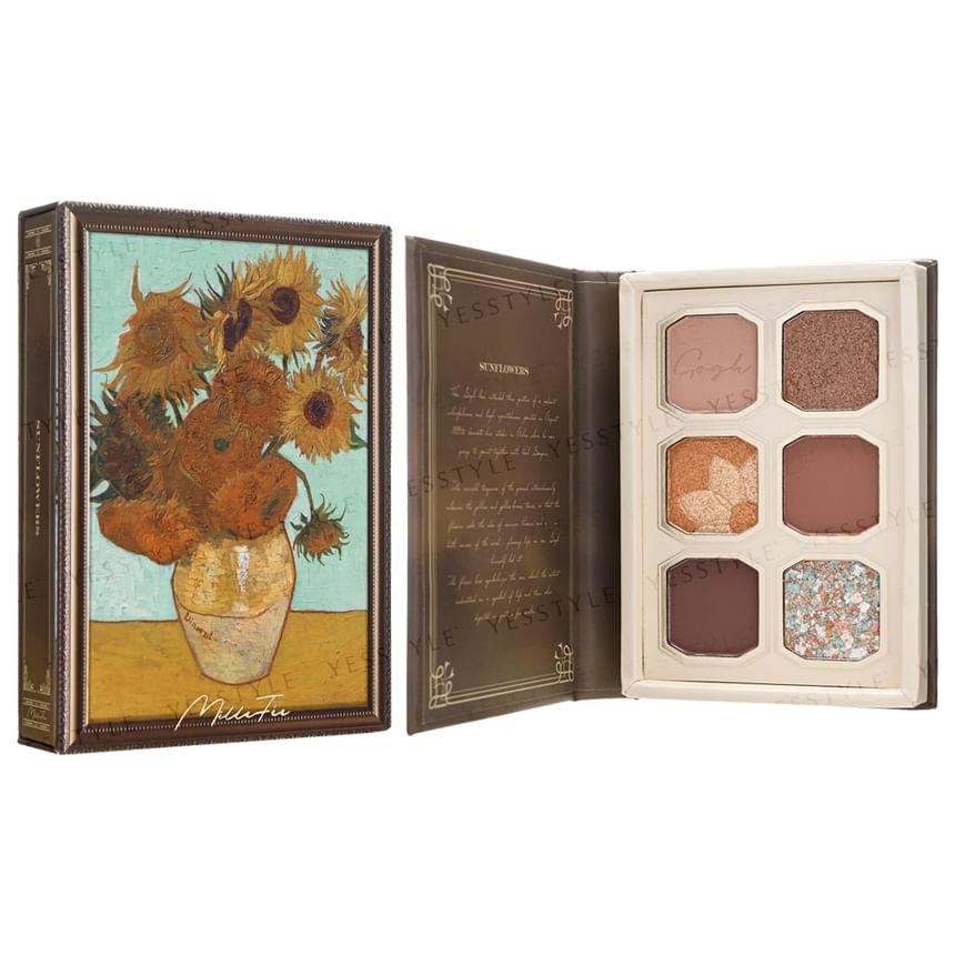 MilleFee - Van Gogh’s Painting Eyeshadow Palette 11 Sunflowers, 6g, 64 g, 4571501173013