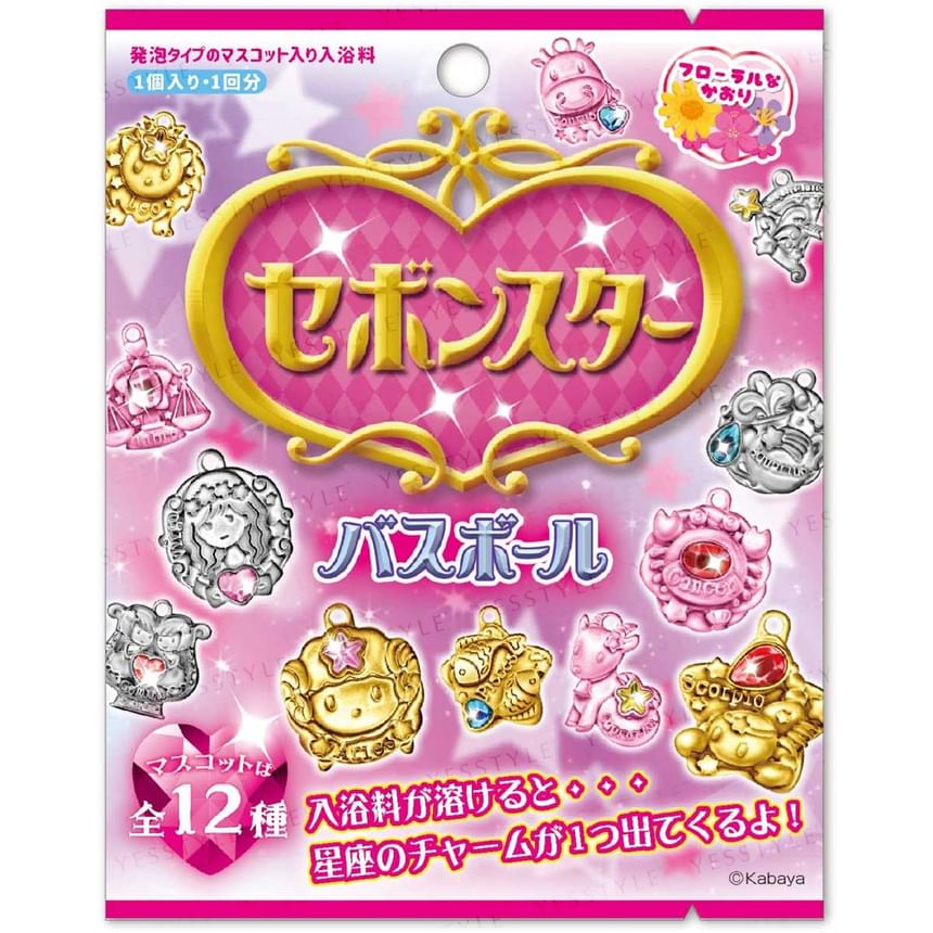 MANABURO - Sebon Star Bath Ball, 60g - Random Style, 80 g, 4535304702825