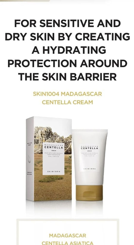 SKIN 1004 - Madagascar Centella Cream, 75ml, 111 g, 8809576260441