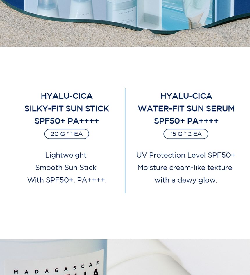 SKIN 1004 - Hyalu Cica Sunsational Kit, 3 pcs, 246 g, 8809913830269