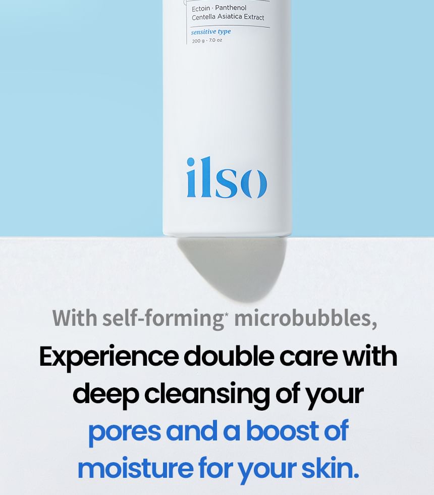 ilso - Sensitive Bubble Relaxing Cleanser, 200g, 268 g, 8809794491979