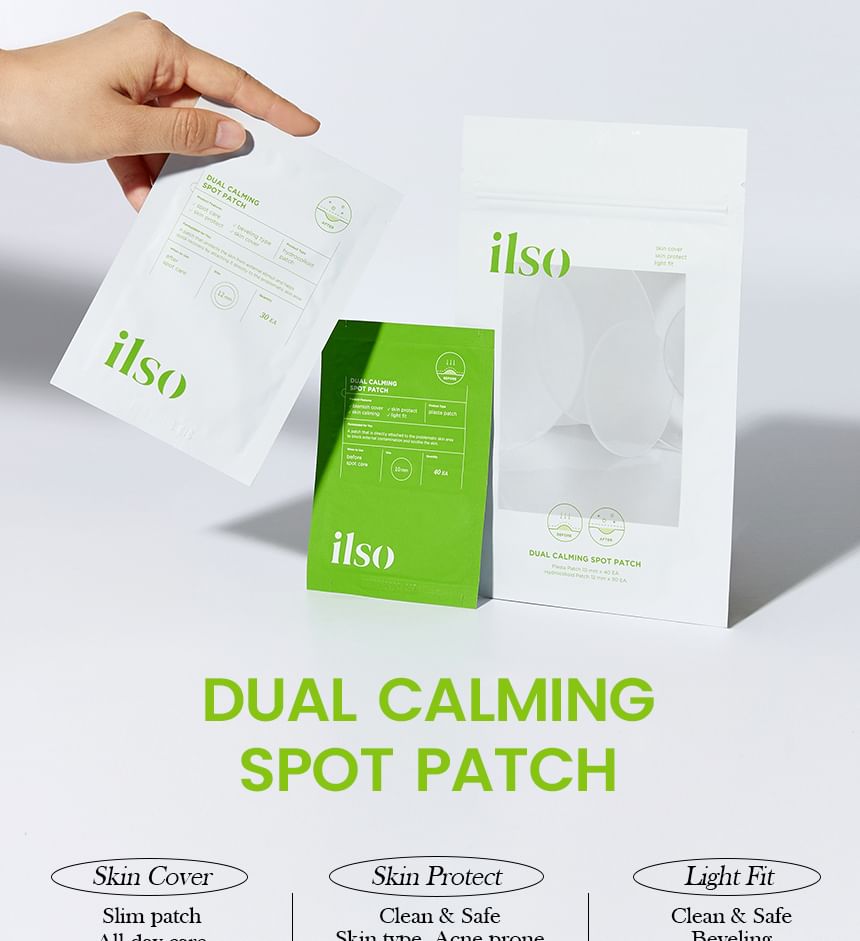 ilso - Dual Calming Spot Patch, 70 patches, 18 g, 8809714721148