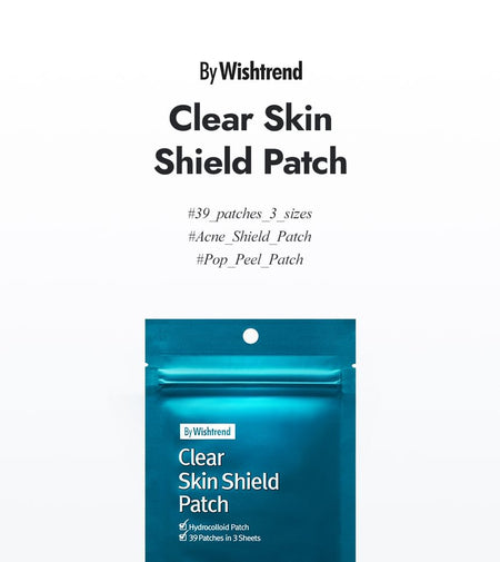 By Wishtrend - Clear Skin Shield Patch, Renewal - 3pcs x 1 pack, 13 g, 8809324920726