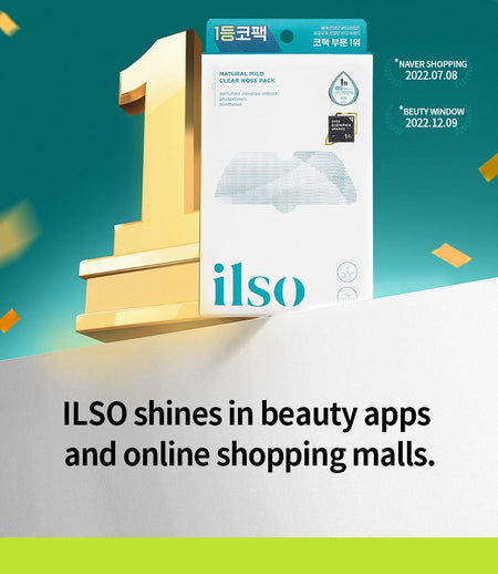 ilso - Natural Mild Clear Nose Pack, 5 sets, 101 g, 8809714720592