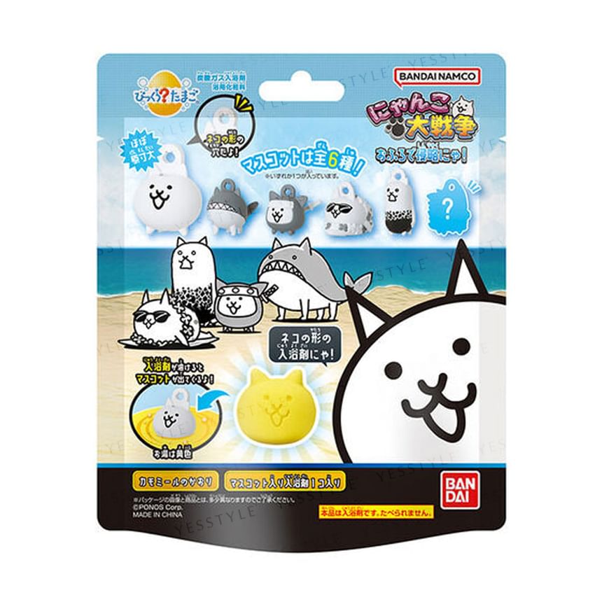 Bandai - The Battle Cat Bath Ball, 75g - Random Style, 90 g, 4549660948056