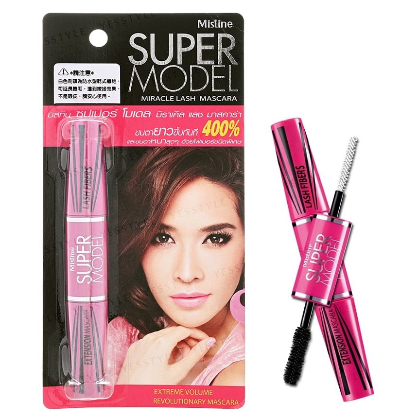 MISTINE - Super Model Miracle Lash Mascara, Black, 30 g, 8855629006108
