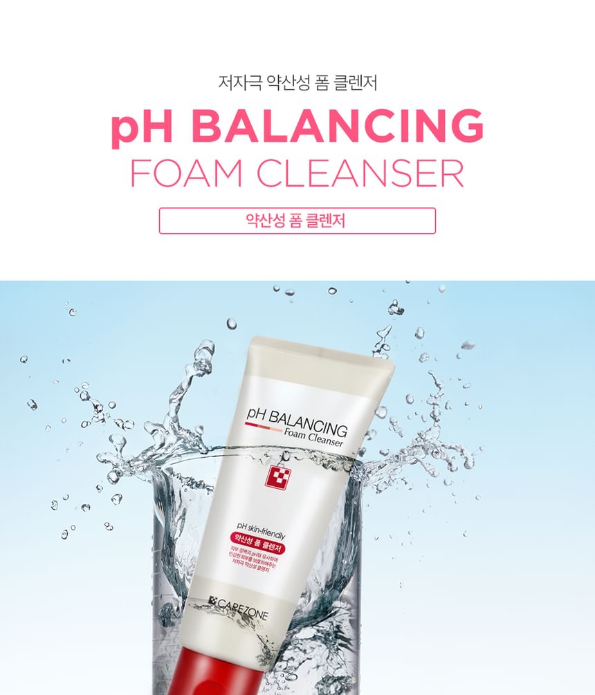 CAREZONE - pH Balancing Foam Cleanser Duo Set, 2 pcs, 800 g, 8801051422764