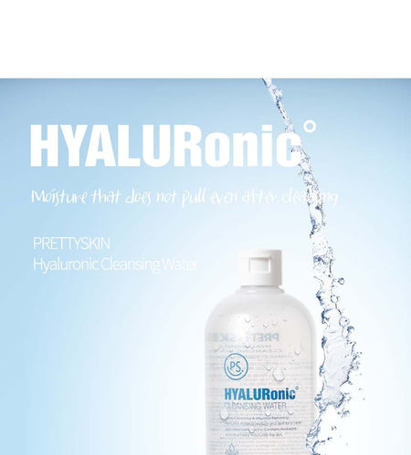 Pretty skin - Hyaluronic Cleansing Water, 2023 Version - 600ml, 644 g, 