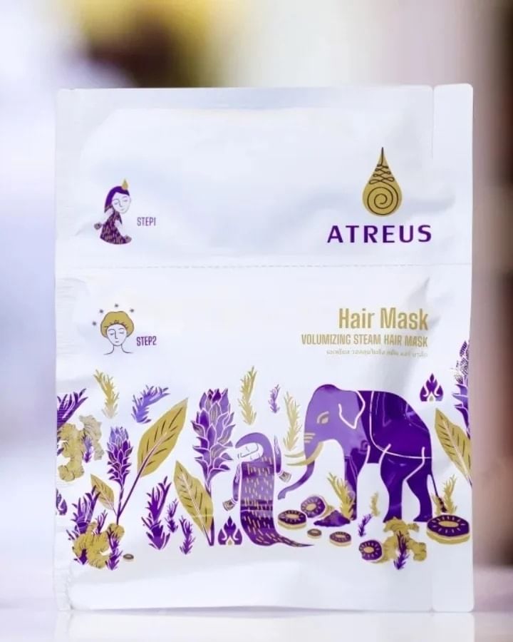 ATREUS - Volumizing Warm Hair Mask, 3 pcs, 250 g, 8859507800031
