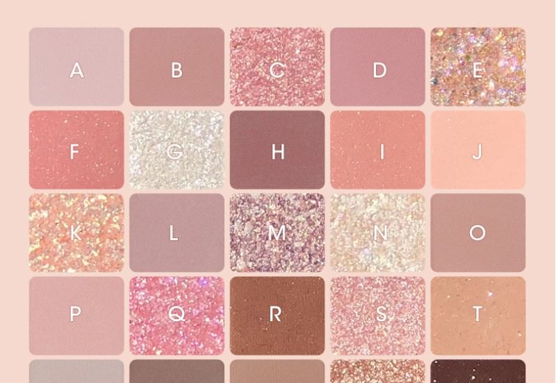 GOGO TALES - 25 Colors Eyeshadow Palette - Smoke Purple Rose, #201 Smoke Purple Rose - 29.5g, 191 g, 6955416222260