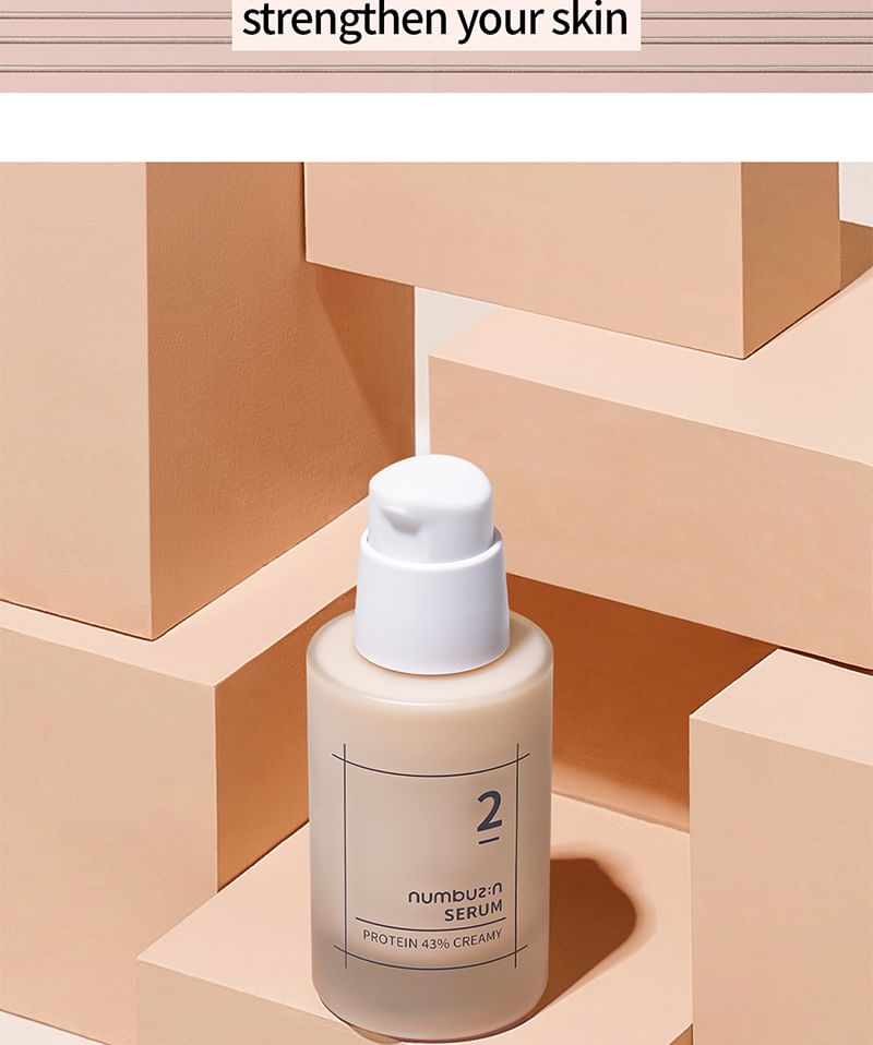 numbuzin - No.2 Protein 43% Creamy Serum, 50ml, 204 g, 8809652580784