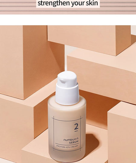 numbuzin - No.2 Protein 43% Creamy Serum, 50ml, 204 g, 8809652580784