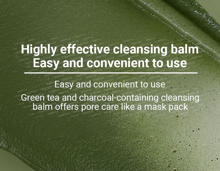 numbuzin - No.3 Pore & Makeup Cleansing Balm With Green Tea And Charcoal, 85g, 172 g, 8809652581644