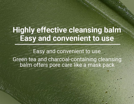 numbuzin - No.3 Pore & Makeup Cleansing Balm With Green Tea And Charcoal, 85g, 172 g, 8809652581644