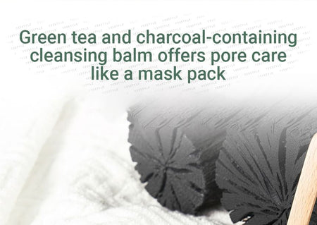 numbuzin - No.3 Pore & Makeup Cleansing Balm With Green Tea And Charcoal, 85g, 172 g, 8809652581644