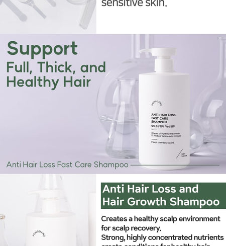 pong dang - Anti Hair Loss Fast Care Shampoo, 500ml, 604 g, 8809397750800