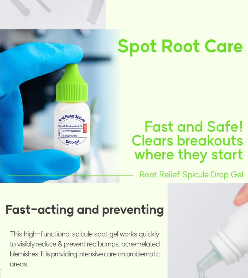 pong dang - Root Relief Spicule Drop Gel, 15ml, 30 g, 8809397750855