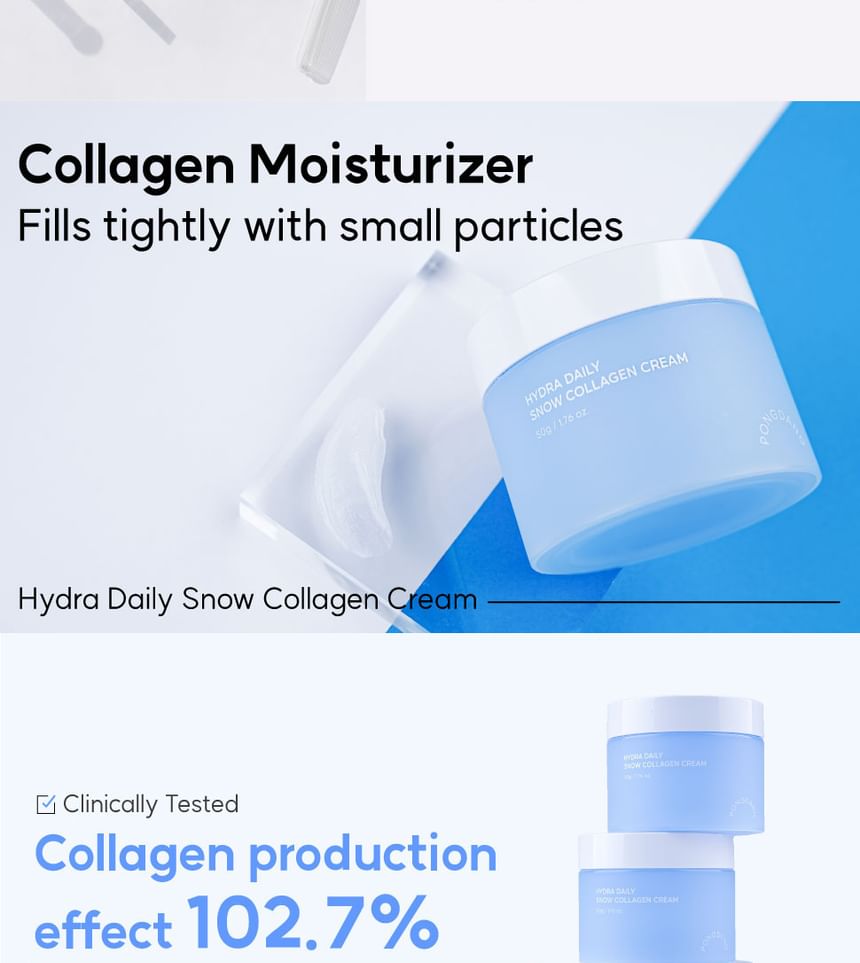 pong dang - Hydra Daily Snow Collagen Cream, 50g, 110 g, 8809397750893