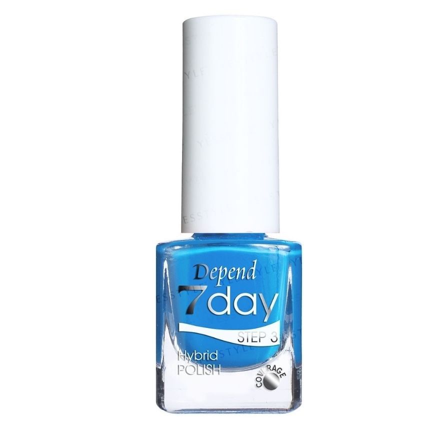 Depend Cosmetic - 7day Hybrid Polish 70075 Balmy Blue, 5ml, 40 g, 73177494