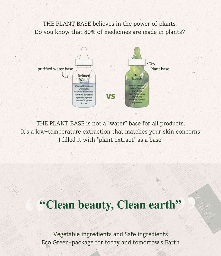 THE PLANT BASE - AC Clear Cica Cleansing Foam, 120ml, 160 g, 8809035146934