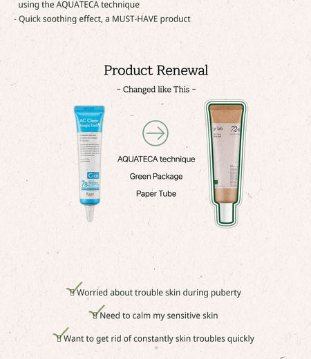 THE PLANT BASE - AC Clear Cica Gel, 30ml, 44 g, 8809145478758