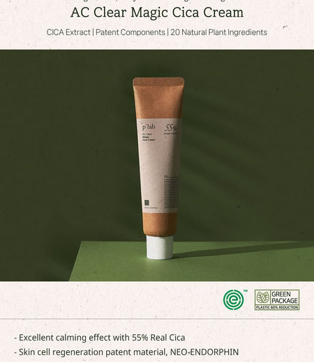 THE PLANT BASE - AC Clear Magic Cica Cream, 60ml, 82 g, 8809145476761