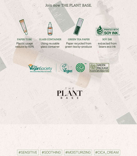 THE PLANT BASE - AC Clear Moisture Cica Cream, 100ml, 134 g, 8803348049302