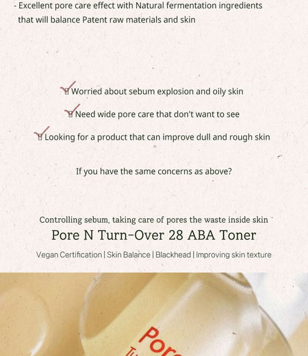 THE PLANT BASE - Pore N Turn-Over 28 ABA Toner, 150ml, 199 g, 8806135248865