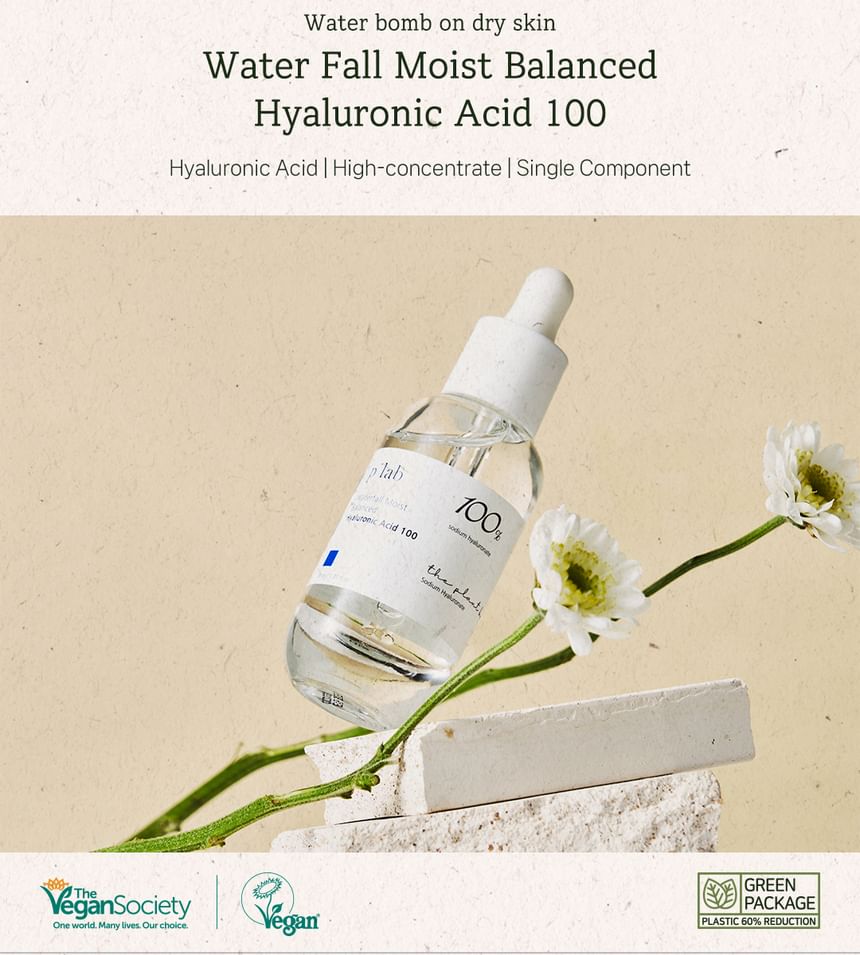 THE PLANT BASE - Waterfall Moist Balanced Hyaluronic Acid 100, 30ml, 144 g, 8809145478222
