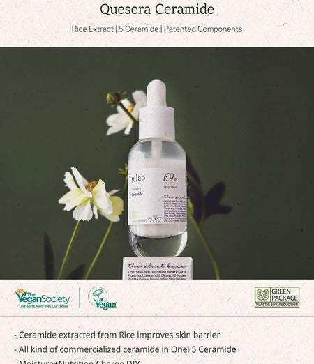 THE PLANT BASE - Quesera Ceramide Ampoule, 30ml, 148 g, 8809145478819