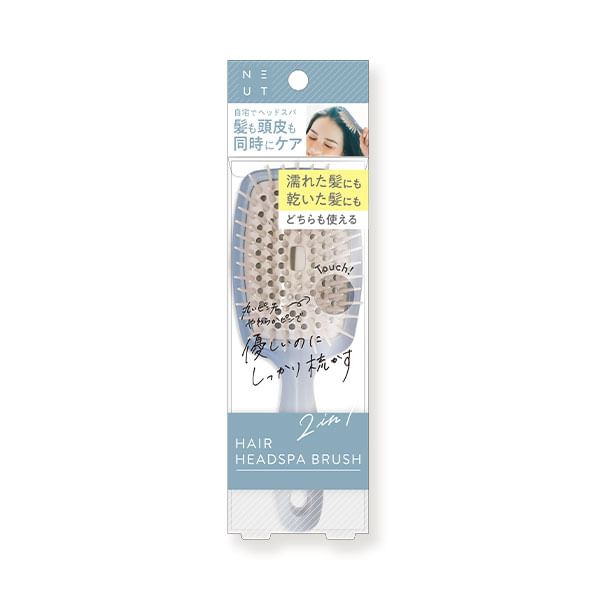 Beauty World - NEUT 2 in 1 Hair Headspa Brush, 1 pc, 100 g, 4573225283047