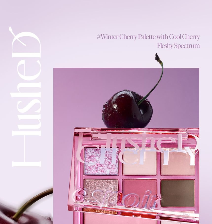 espoir - Real Eye Palette All New Hushed Cherry Edition, #05 Hushed Cherry, 95 g, 8809563946723