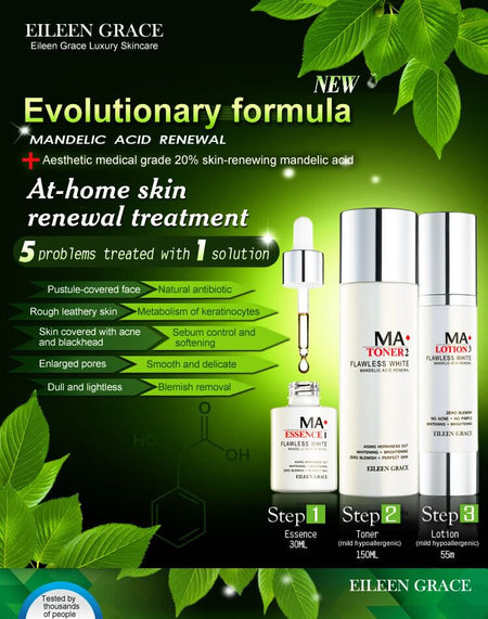 EILEEN GRACE - Flawless White Mandelic Acid Renewal Toner, 150ml, 250 g, 4717002592186