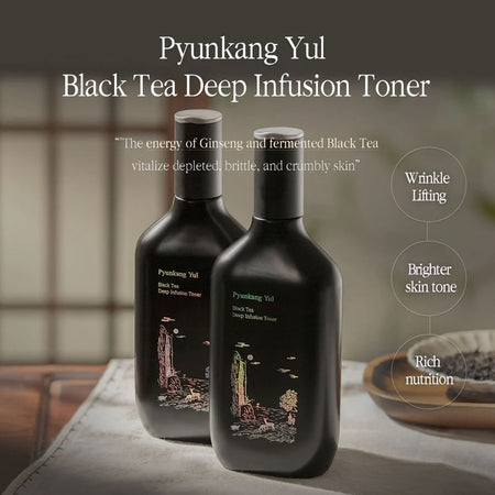 Pyunkang Yul - Black Tea Deep Infusion Toner, 130ml, 519 g, 8809486682265