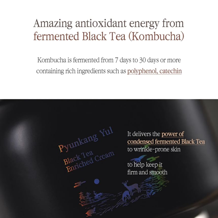 Pyunkang Yul - Black Tea Enriched Cream, 60ml, 324 g, 8809486682289