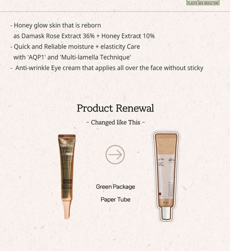 THE PLANT BASE - Time Stop Peptide Eye Cream, 30ml, 46 g, 8809145479328