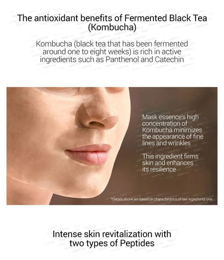 Pyunkang Yul - Black Tea Revitalizing Mask Pack Set, 25ml x 10 pcs, 348 g, 8809486681701
